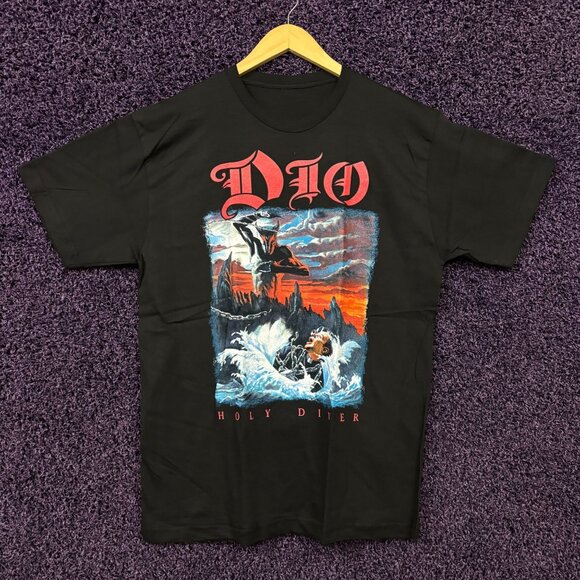 Dio Holy Diver Heavy Metal Band T-Shirt Size large - Picture 1 of 4